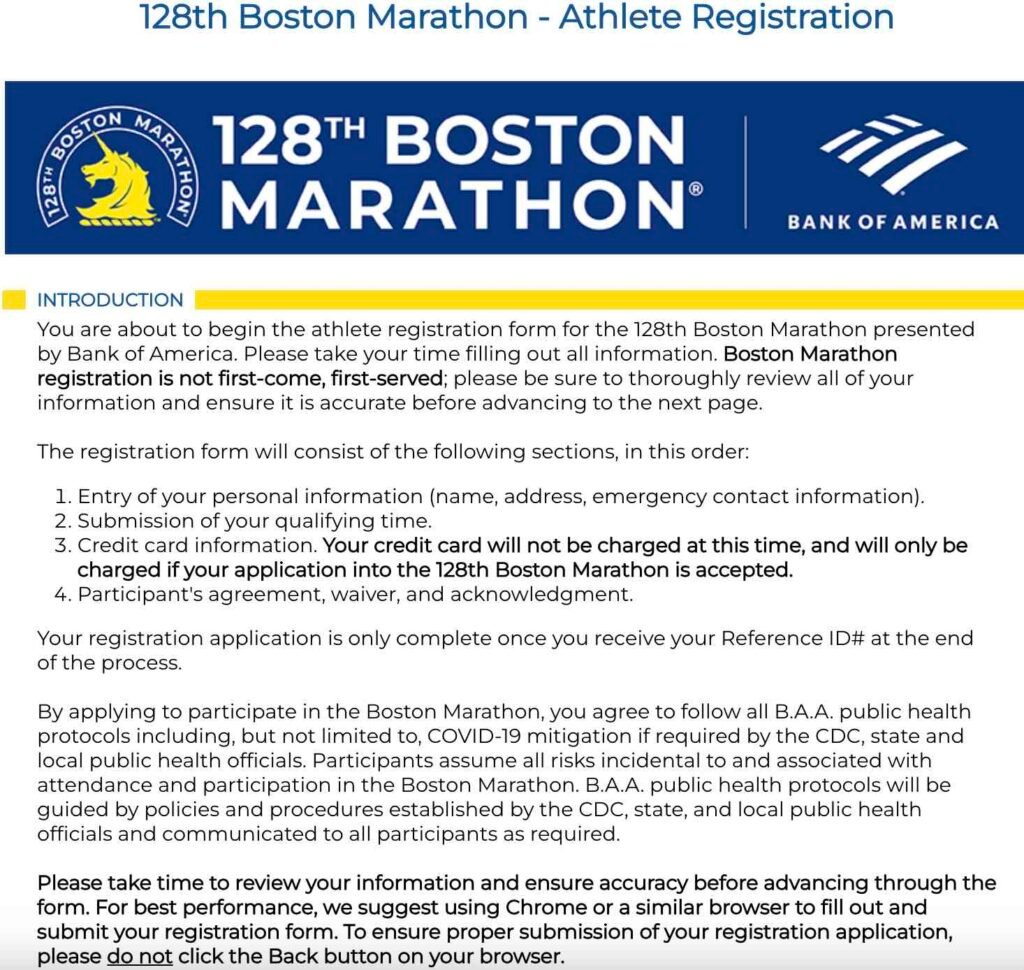 Boston marathon registration page1