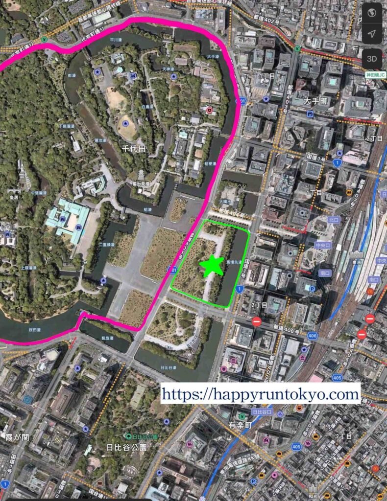 Marunouchi run map